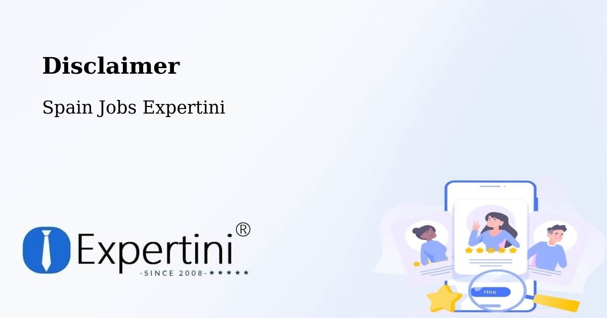 Disclaimer – Armilla - Spain Jobs Expertini